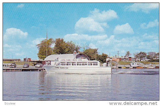 Long Sault Cruise Boat, LONG SAULT, Ontario, Canada, 40-60´s