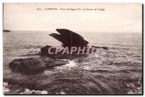 Old Postcard Quiberon Pointe Beg and Vil The Rock of The Eagle