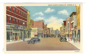 NY - Mt. Vernon. South Fourth Avenue Street Scene