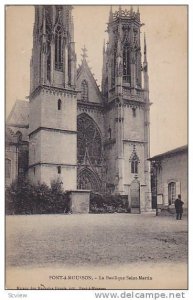 Pont-à-Mousson , France , PU-1919 ; La Basilique Saint-Martin