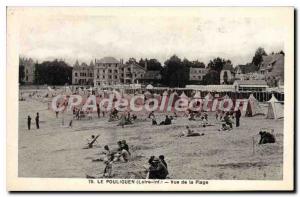 Old Postcard Pouliguen The Inf View of the Beach