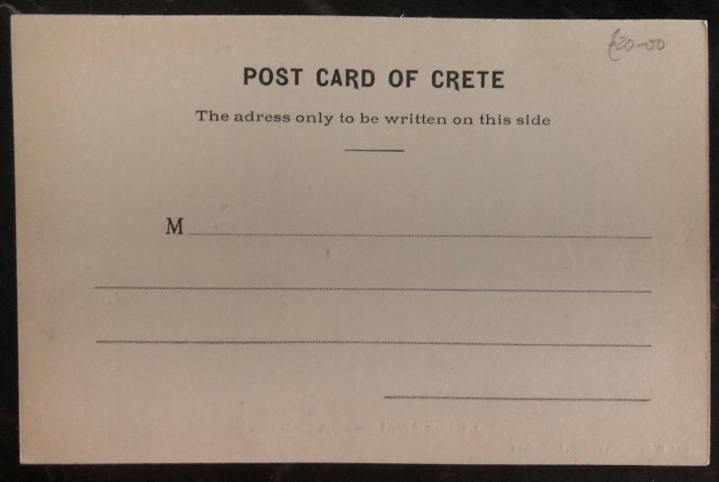 Mint Crete Greece RPPC Real Picture Postcard Royal Sussex Reg Cándida Crete 1907