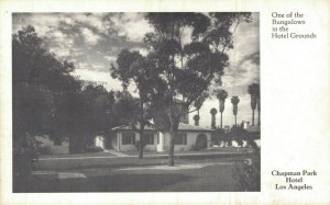 USA Chapman Park Hotel Los Angeles One of the Bungalows Vintage Postcard 05.44