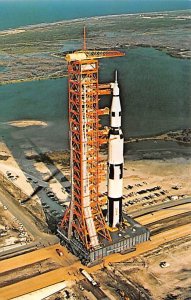 Aerial view, NASA Apollo Saturn V 500 F Florida, USA Space Unused 