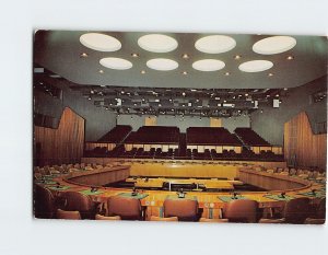 Postcard Economic & Social Council Chamber United Nations Headquarters New York