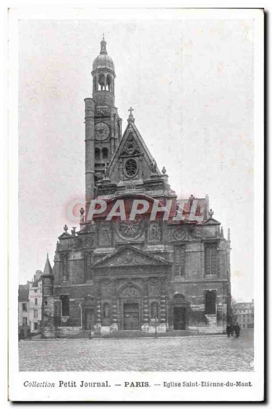 Old Postcard Paris Eglise Saint Etienne du Mont