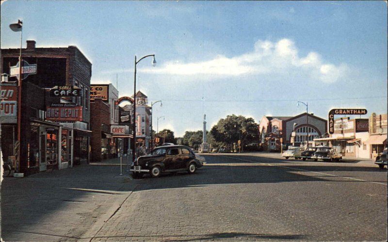 Kearney NE Platte River Valley Classic 1960s Cars Vintage Chrome Postcard