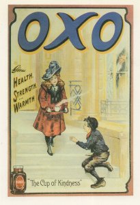 Oxo Gravy The Cup Of Kindness Health Gives Strength Advertising Postcard