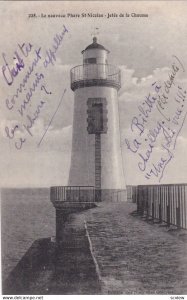 Lighthouse, Le Nouveau Phare St. Nicolas- Jetee De La Chaume, France, 1900-1910s