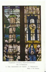 Gloucestershire Postcard - Fairford Church - Window - Pentecost - Ref ZZ5488