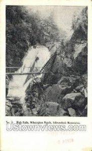 High Falls - Adirondack Mts, New York NY Postcard