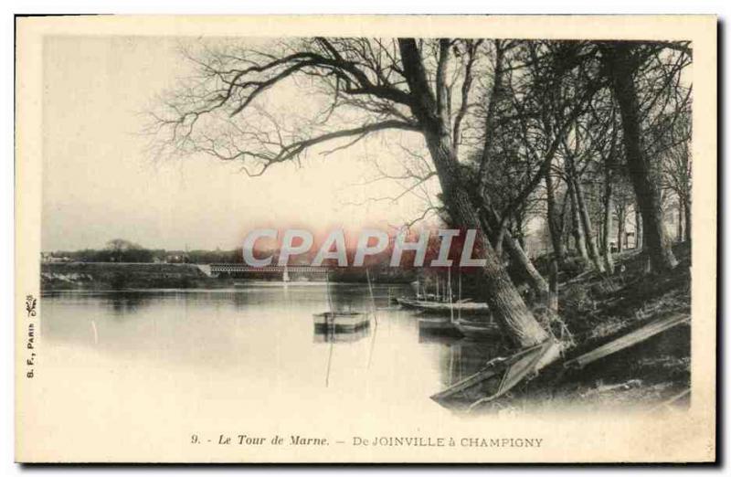 Old Postcard Tour De Marne De Joinville Champigny