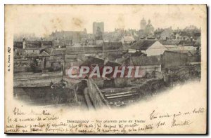 Old Postcard Beaugency General view taken Viaduct