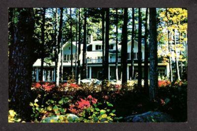 NH Pick Point Lodge MIRROR LAKE NEW HAMPSHIRE Postcard