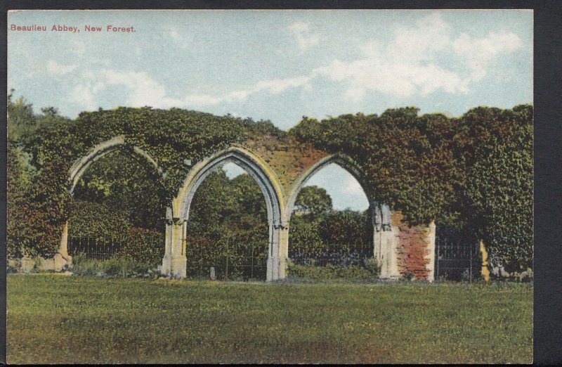 Hampshire Postcard - Beaulieu Abbey, New Forest   RS2695