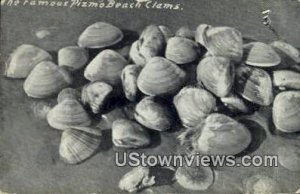 Clams - Pismo Beach, California CA  