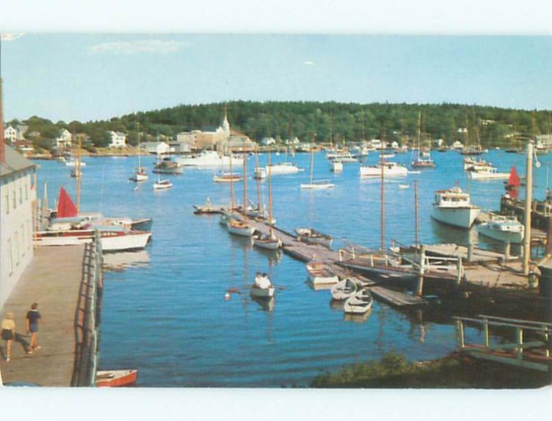 Pre-1980 HARBOR SCENE Boothbay Harbor Maine ME W5978