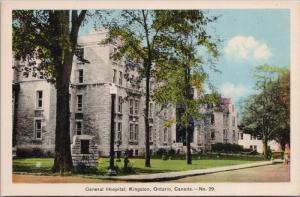 General Hospital Kingston Ontario ON Unused Postcard D70