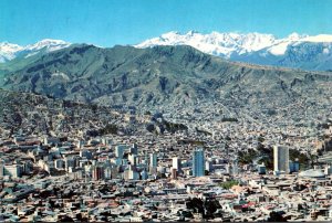 Bolivia La Paz Panoramic View 1977