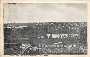 Birds Eye View of Camp Devens - Ayer, Massachusetts MA Postcard