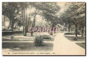 Old Postcard Saint Germain en Laye the English Garden