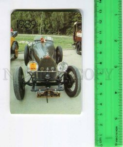 263820 USSR LATVIA ADVERTISING antique Automobile Club Pocket CALENDAR 1989 y 