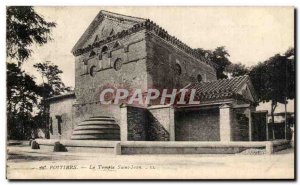 Poitiers Old Postcard Temple St. John