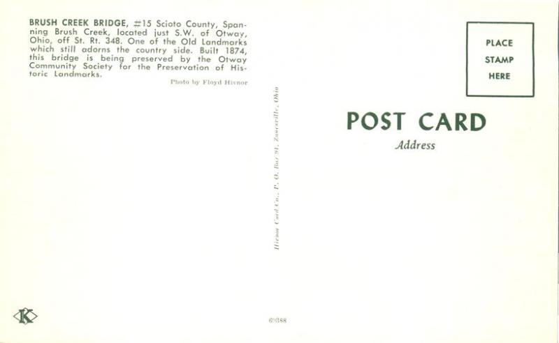 Scioto County, Ohio - Brush Creek Covered Bridge