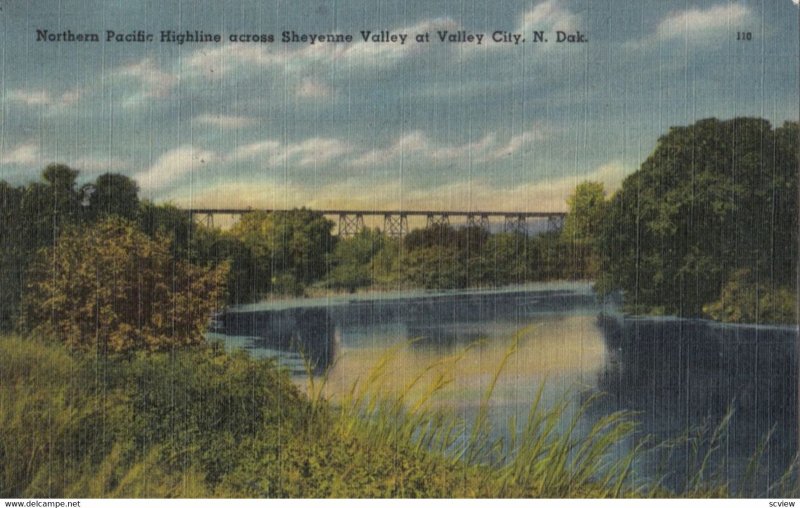 VALLEY CITY , North Dakota , 1930-40s ; Bridge