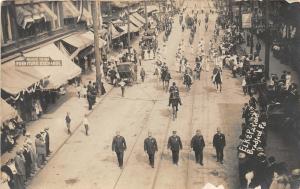 F19/ Bradford Pennsylvania RPPC Postcard c1910 Parade Main Street