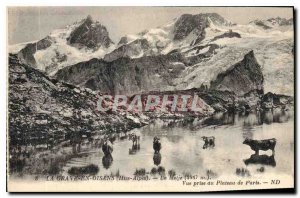Postcard Old La Grave Hautes Alpes en Oisans Meije View from Plateau de Paris...