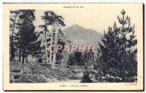 Old Postcard Corsica Col De Vergio Corsica