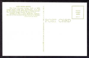 West Union Covered Bridge,Near Montezuma,IN