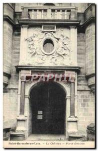 Old Postcard Saint Germain en Laye Le Chateau Porte d & # 39entree Museum of ...