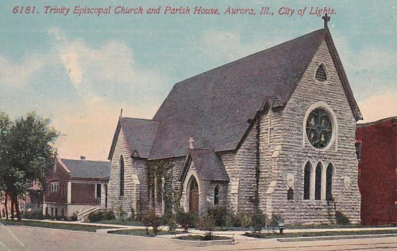 Illinois Aurora Trinty Episcopal Church and Parish House