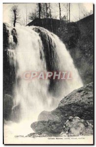 Old Postcard Cantal Vic on Cere Cascade Roucole