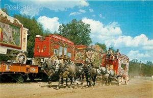  WI, Baraboo, Wisconsin, Circus World Museum, Circus Wagons, Percheron Horses