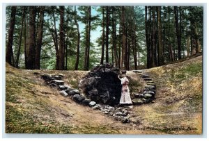 c1910 Spring Forest Park Exterior Springfield Massachusetts MA Vintage Postcard