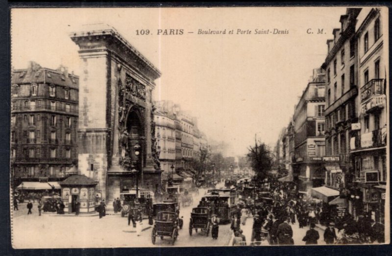 Boulevard et Porte Saint-Denis,Paris,France BIN