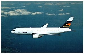 Ansett Airlines of Australia Boeing 767  200 Airplane Postcard