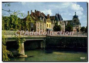 Old Postcard Arcis sur Aube Aube Aube Bridge