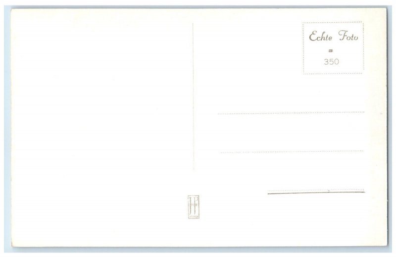 Volendam Netherlands RPPC Photo Postcard Saturday Afternoon at Harbour c1930's