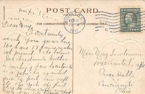 Valentines Day PU 1911 light marking on card