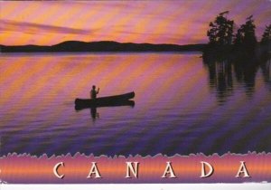 Canada Lake Scene At Dusk