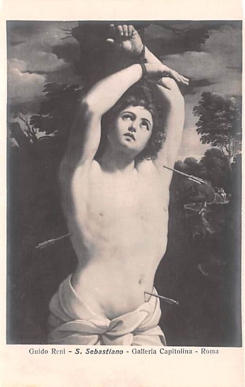 Italy Old Vintage Antique Post Card Guido Reni Roma Unused