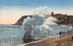 uk25456 storm in north bay scarborough uk