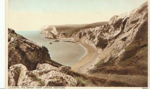 Dorset Postcard - Lulworth - The Dorset Coast Looking Westward  2072