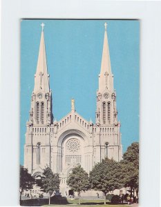 Postcard The Basilica, Sainte-Anne-de-Beaupré, Canada