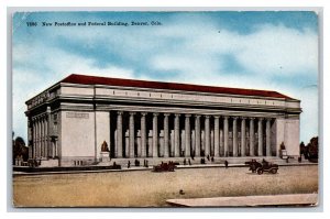 New Post Office and Federal Building Denver Colorado CO DB Postcard S15