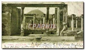 Old Postcard Pompei Casa del Fauno